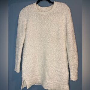 LOFT Outlet Women's Cream Boucle Lounge Sweater size small